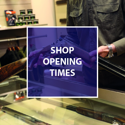 Shop opening times